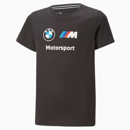 เสื้อยืดเด็กโตโลโก้ BMW M Motorsport ESS, PUMA Black, small-THA