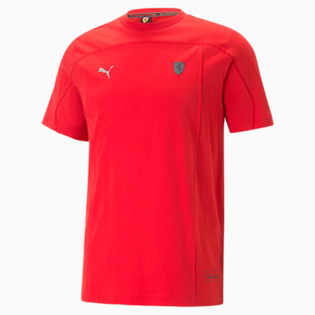 Scuderia Ferrari Style Tee Men, Rosso Corsa, small-SEA
