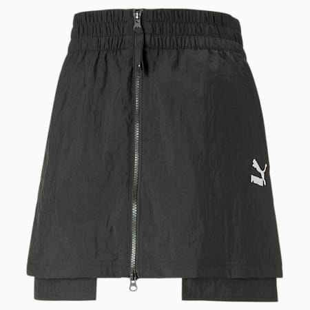 Dare To Woven Skirt Women, PUMA Black, small-AUS
