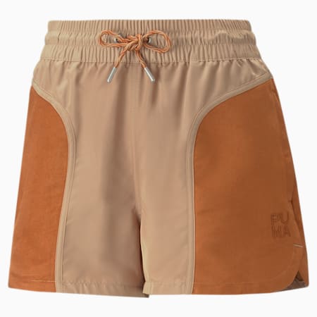 INFUSE Woven Shorts Women, Dusty Tan, small-DFA