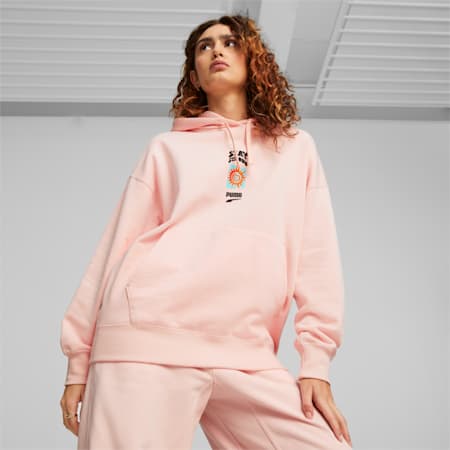 Rose hoodie womens discount