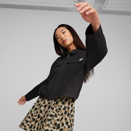DOWNTOWN Jacket Women, PUMA Black, small