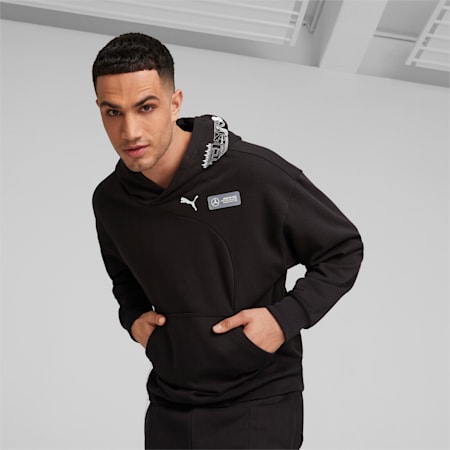 Mercedes-AMG Petronas Motorsport Statement Hoodie Men, PUMA Black, small