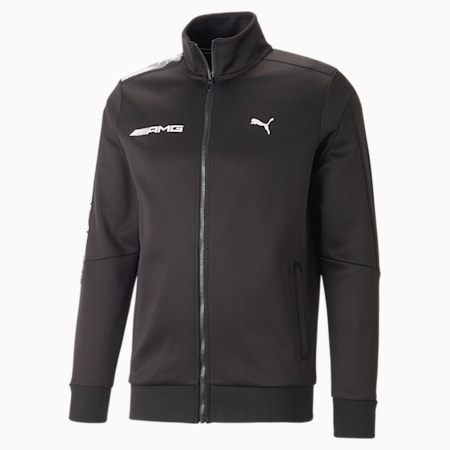 เสื้อแจ็คเก็ตกีฬาผู้ชาย Mercedes-AMG Petronas Motorsport MT7, PUMA Black, small-THA