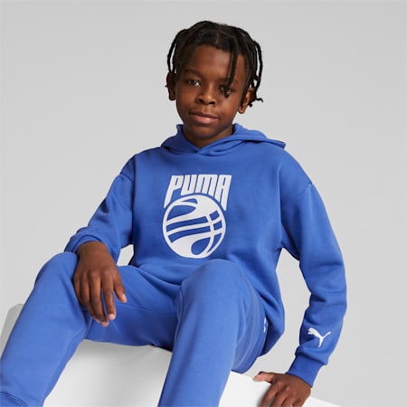 Posterize Basketball Hoodie - Boys 8-16 years, Royal Sapphire, small-AUS