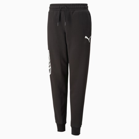 Posterize Basketball Sweatpants - Boys 8-16 years, PUMA Black, small-AUS