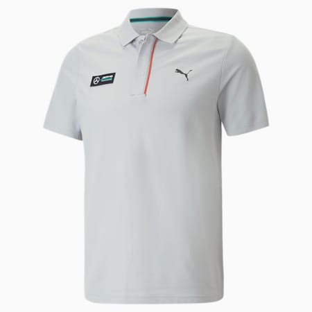 Mercedes-AMG Petronas Motorsport Polo Shirt Men, Mercedes Team Silver, small