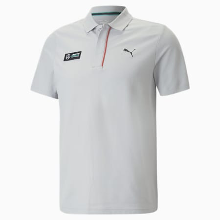 Mercedes-AMG Petronas Motorsport Polo Shirt Men, Mercedes Team Silver, small-THA