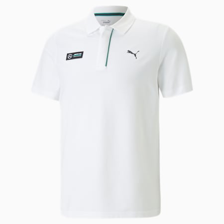 Mercedes-AMG Petronas Motorsport Polo Shirt Men, PUMA White, small-PHL