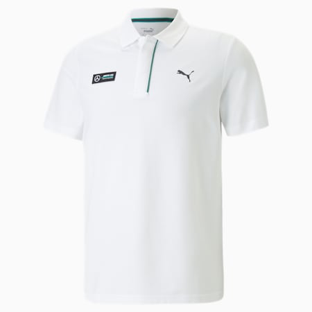 Mercedes-AMG Petronas Motorsport Polo Shirt Men, PUMA White, small-SEA