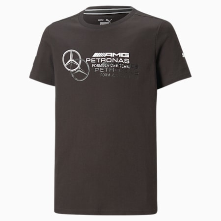T-shirt à logo Mercedes-AMG Petronas Motorsport Enfant et Adolescent, PUMA Black, small