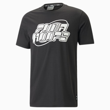 T-shirt de basketball Perimeter, PUMA Black, small-DFA