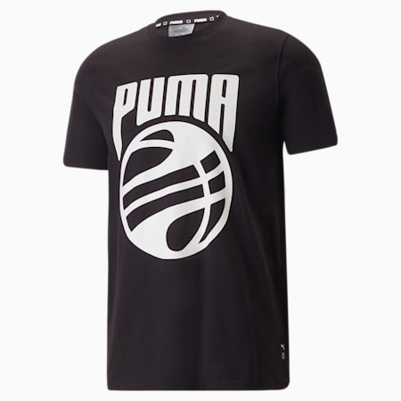 เสื้อยืดบาสเกตบอลผู้ชาย Posterize, PUMA Black, small-THA
