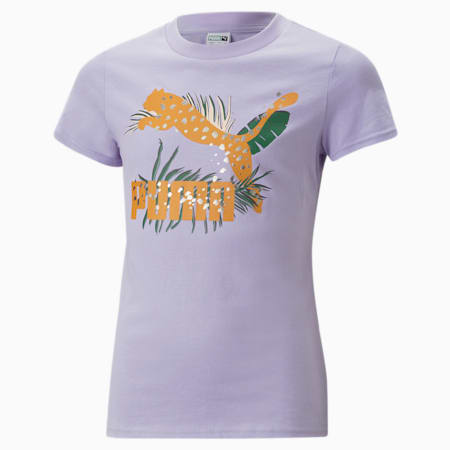 Classics Graphic Tee Youth, Vivid Violet, small