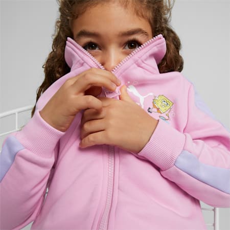 PUMA x SPONGEBOB T7 Jacket Kids, Lilac Chiffon, small-SEA