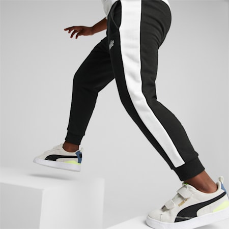 PUMA x SPONGEBOB T7 Pants - Kids 4-8 years, PUMA Black, small-AUS
