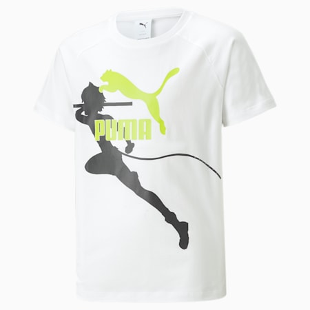 PUMA x MIRACULOUS Tee - Youth 8-16 years, PUMA White, small-AUS