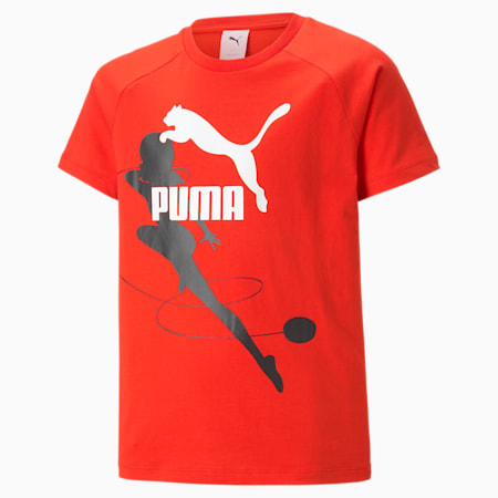 Puma Junior SQUAD Tee B Warm White 