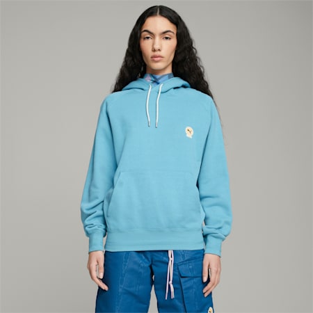 PUMA x PALOMO Hoodie, Dusty Aqua, small-PHL