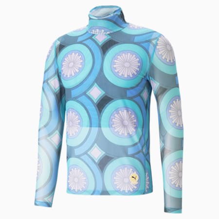 PUMA x PALOMO Long Sleeve Top, Dusty Aqua, small