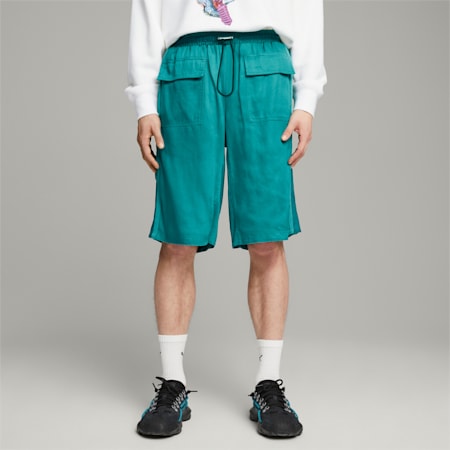 푸마 x 코쉐 리버스 쇼츠 PUMA x KOCHÉ Reversible Shorts | Teal Blue | 푸마 Select ...