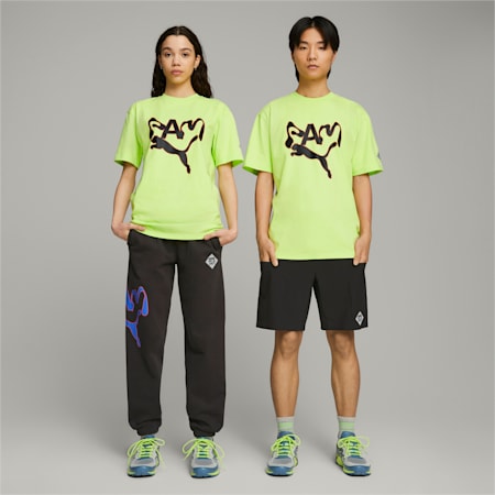 PUMA x PERKS AND MINI Graphic Tee, Lily Pad, small-PHL