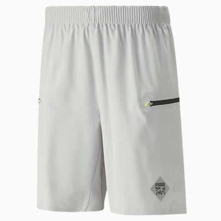 PUMA x PERKS AND MINI Shorts, Flat Light Gray, medium-PHL