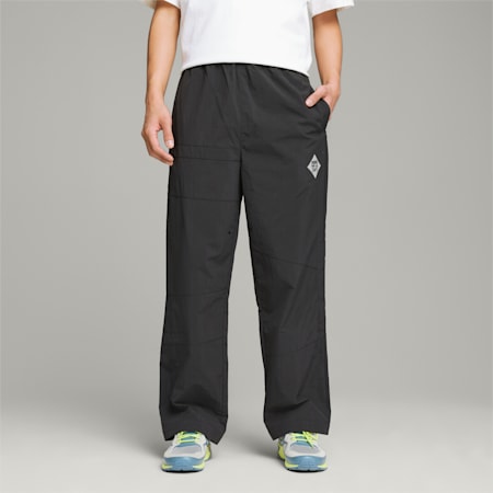 PUMA x PERKS AND MINI geweven broek voor heren, PUMA Black, small