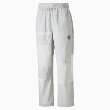 Pantalon tissé PUMA x PERKS AND MINI, Flat Light Gray, small-DFA