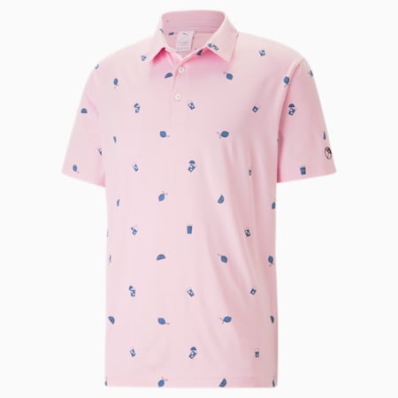 AP 클라우드스펀 시츠러스 골프 폴로 티셔츠/AP Cloudspun Citrus Polo, Pale Pink-Lake Blue, small-KOR