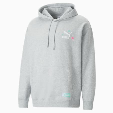 Puma men's zip hooded sweat ombre/blue/pink outlet