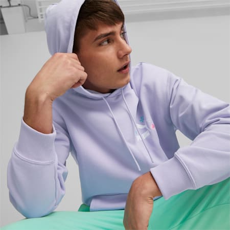 PUMA x SPONGEBOB Hoodie Men, Vivid Violet, small-SEA