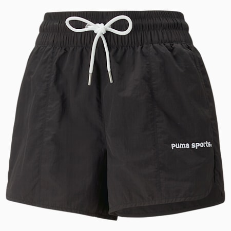 PUMA TEAM Women's Regular Fit Shorts, PUMA Black, small-IND