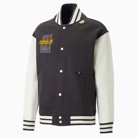 GEN.G Esports Varsity Jacket Men, PUMA Black, small-PHL