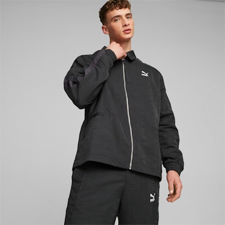 Veste à imprimés T7 LUXE SPORT Homme, PUMA Black, small-DFA