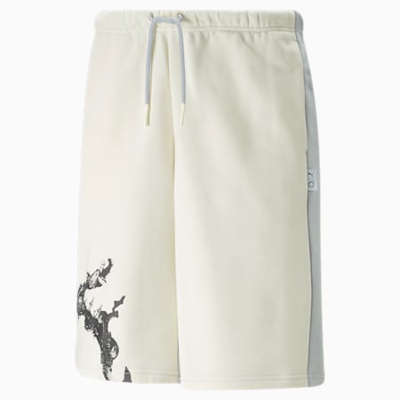 PUMA x FINAL FANTASY XIV Shorts, Whisper White-Platinum Gray, small