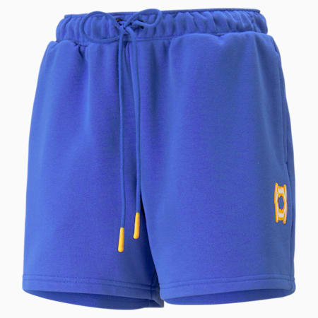 Pivot Women's Basketball Shorts, Royal Sapphire, small-AUS