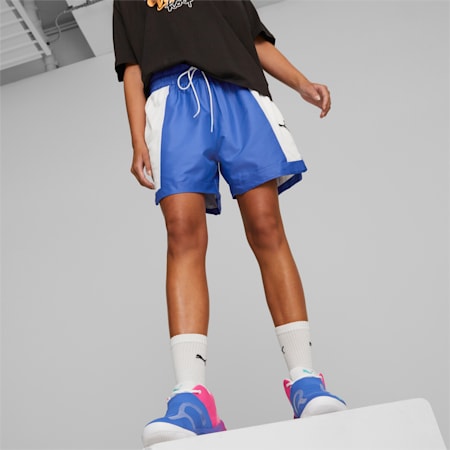 MOD 2.0 Basketball Shorts Women, Royal Sapphire-PUMA White, small-PHL