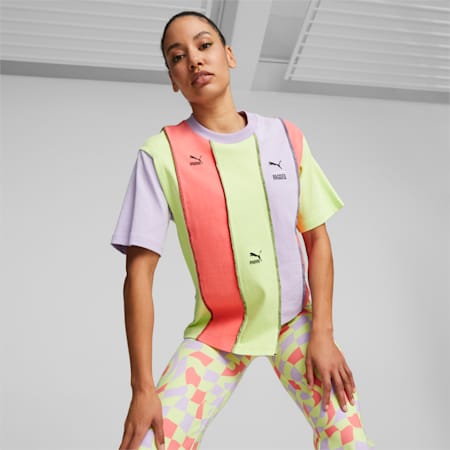 PUMA x THE RAGGED PRIEST Tee Women, Lily Pad, small-DFA