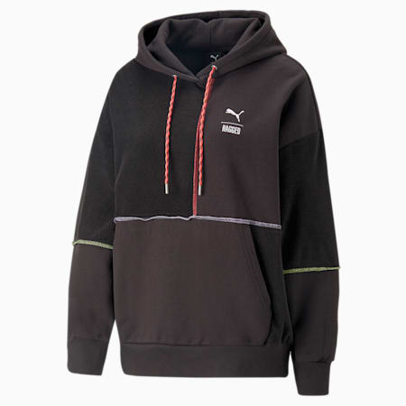 PUMA x THE RAGGED PRIEST Hoodie Women, PUMA Black, small-DFA