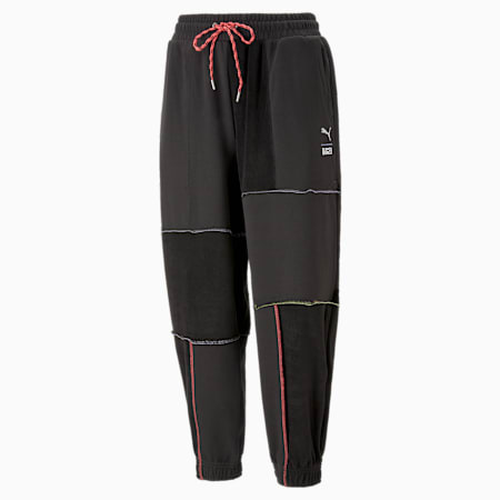 Pantalon de survêtement PUMA x THE RAGGED PRIEST Femme, PUMA Black, small-DFA