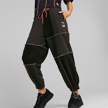 מכנסי טרנינג PUMA X TRP, PUMA Black, small-DFA