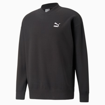 CLASSICS V-Collar Men's Sweatshirt, PUMA Black, small-AUS