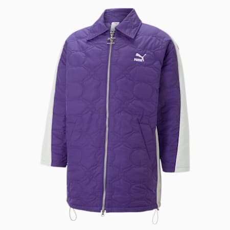 LUXE SPORT Oversized Liner Jacket Women, Prism Violet, small-SEA