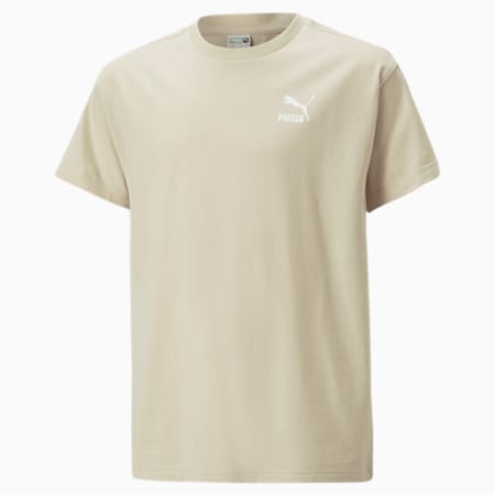 Classics Boys' Relaxed Fit T-Shirt, Granola, small-IND
