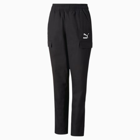 Pantalon de survêtement tissé Classics Adolescent, PUMA Black, small