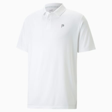 PUMA x PALM TREE CREW Golf-Poloshirt Herren, Bright White, small