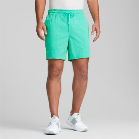 PUMA x Palm Tree Crew Vented Golf Shorts Men, AQUA GREEN, small
