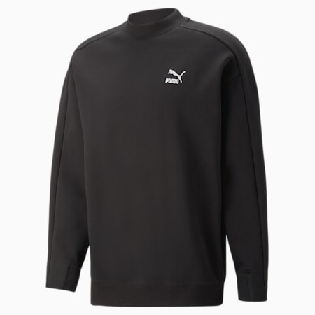 T7 Mock Neck Crew Men, PUMA Black, small