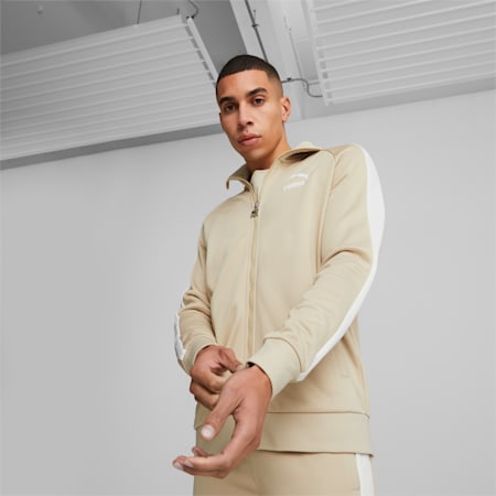 Veste de survêtement T7 Iconic Homme, Granola, small